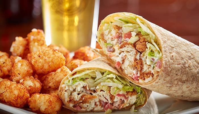 Anduzzi’s Sports Club Wisconsin’s Favorite Restaurant & Sports Bar chicken bacon ranch wrap